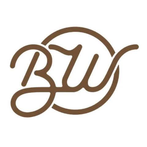 Borowood logo featuring stylized initials B and W inside a circular design.