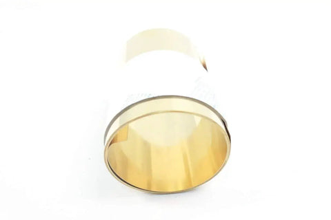 Brass Shim Stock Roll 6 Inch By 100 Inch 0.015 Inch Thick Shop Ready Pro Grade Metal Shims for tight space fit viewed from front