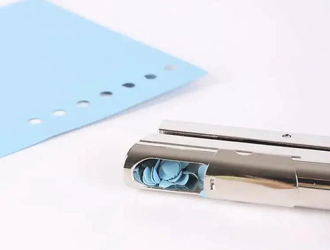 Heavy Duty Handheld Single Hole Punch For Crafts And Scrapbooking, Go-To 3/8 Inch (10mm) Zinc Alloy Punch with built-in scrap slot