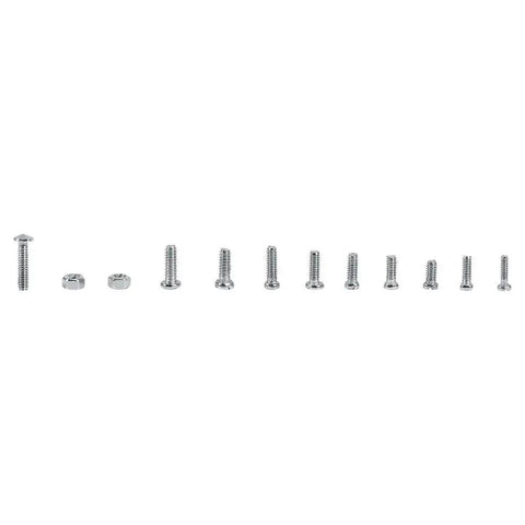Watch Glasses And Electronics Repair Stainless Steel Screw And Nut Set 600 Pieces 12 Sizes M1 To M1.6 displayed in order