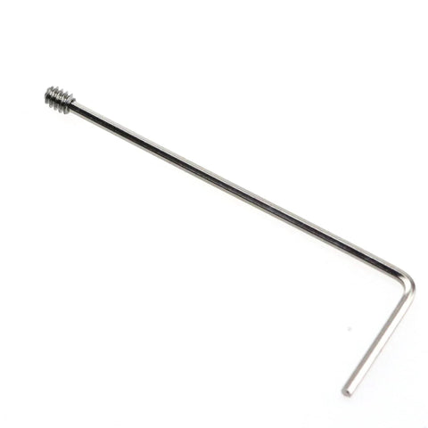 25-Piece 4-40 X 1 Eighth Inch Allen Head Socket Screws Stainless Steel Cup Point Grub Screws With Hex Key Wrench