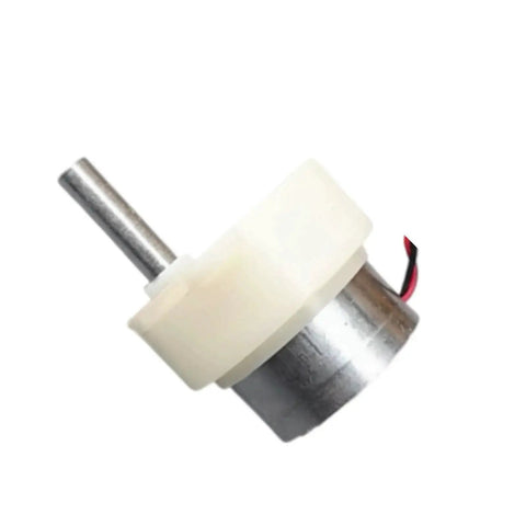 Ultra Quiet 6V DC Gear Motor With 5 RPM Output and 18mm Shaft, 5mm Diameter Plastic Gear Reducer for DIY Projects