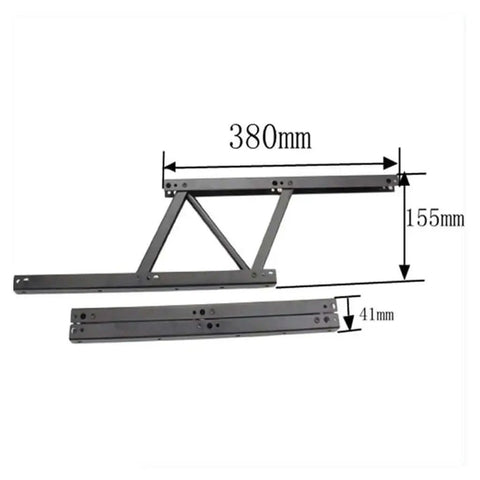 Folding Spring Hinge For Tables And Desks, Two Pack Heavy Duty Furniture Lift Mechanism with 380mm dimensions