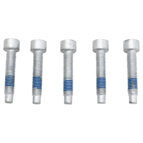 Five metal bolts with blue threadlock visible, possibly related to 2 Pack Front Wheel Hub And Bearing Assembly For Ford Transit.