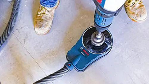 Beefed Up Heavy Duty SDS Max Rotary Hammer Core Bit For Concrete By Bosch, 2 Five Eighths In X 22 In, in use on floor