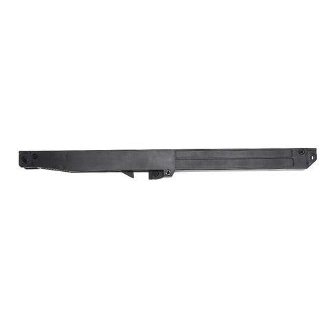 Soft Close Buffer Damper For Sliding Barn Doors, Quiet And Adjustable Rise And Fall, One Way Track Glide accessory, black steel