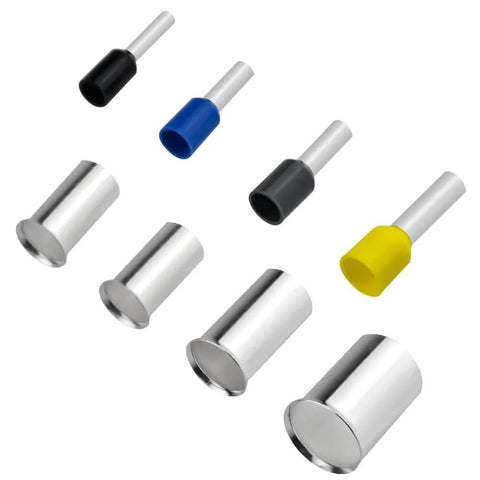 Close-up of All In One Wire Ferrule Kit With Crimp Terminals And Self Adjustable Ratchet Tool, 440 Pcs, 8 Sizes From AWG16 To AWG2 Zero