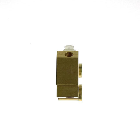 PowerWorks PV4 brake proportioning valve, brass-colored disc/disc brake system component for automotive use