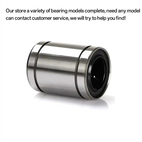 Rock Solid Pro Grade High Precision Linear Motion Bearings LMB Series With LUU And LMB16LUU for CNC machines, close-up view.