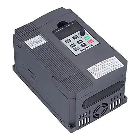 AT1-2200S Variable Frequency Drive 2.2KW 220V Single Phase VFD Inverter shown from top angle with control panel visible