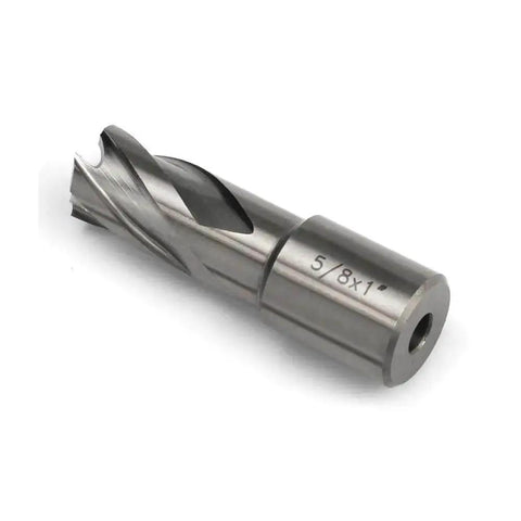 Powerful Five Eighths Inch Annular Cutter For Magnetic Drill Press One Inch Cutting Depth Three Quarter Inch Weldon Shank With Two Flats And Pilot Pin Cutting Diameter Five Eighths Inch Drills Large Holes Up To Ten Times Faster Oscarbide
