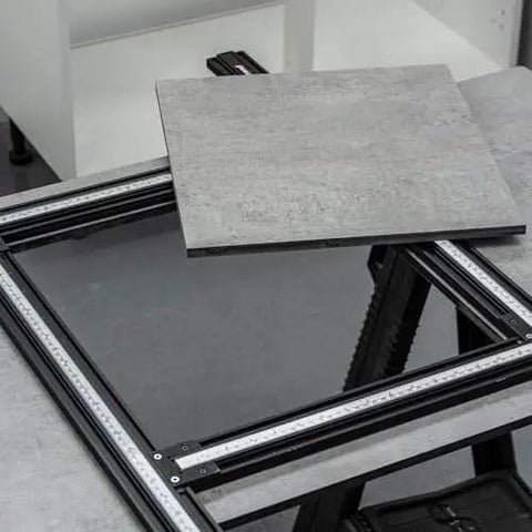 Adjustable Router Jig Frame and Guide System for Cutting Square and Rectangular Recesses, Slots, and Face Panel Molds With a Router