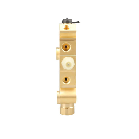 Brass PV2 brake proportioning/combination valve for disc front, drum rear brakes