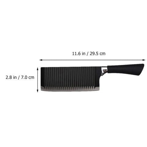 Stainless Steel Crinkle Potato Cutter And Wavy Vegetable Slicer Kitchen Chopper For French Fries And Scalloped Potatoes