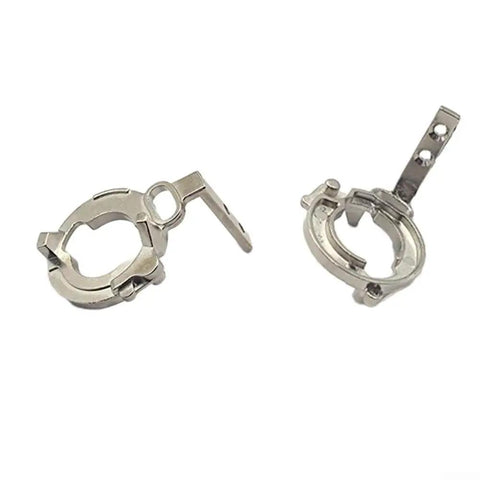 Clutch shaft cam parts for GW baitcasting reel; two silver metal backstop components