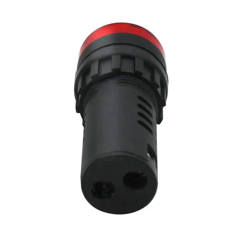 Two Pack 22mm Red LED Buzzer Alarm Signal Light 24V AC DC Indicator close-up view