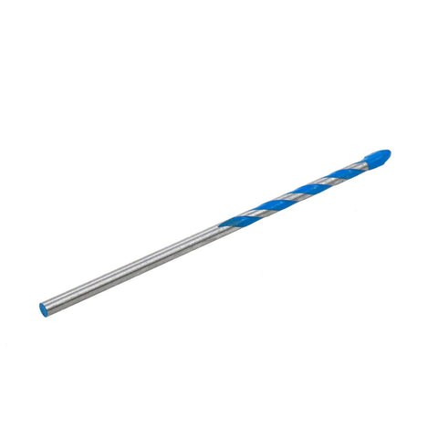 One drill bit from 10 Piece Glass Tile Ceramic Drill Bit Set One Eighth Inch Dope Tungsten Carbide Tips shown close-up