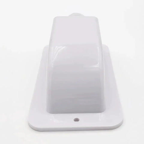 White Weatherproof Solar Cable Entry Gland 2 Pack For All Cable Sizes 6mm2 To 12mm2 Durable UV Resistant Sealed Gland side view