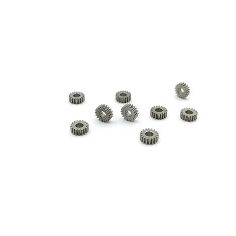 0.3 Module Planetary Gearbox Gear, 5.95mm Diameter, 2.55mm Inner Hole Bore, 18 Teeth High Precision Electronic Starter Speed Reducer visible
