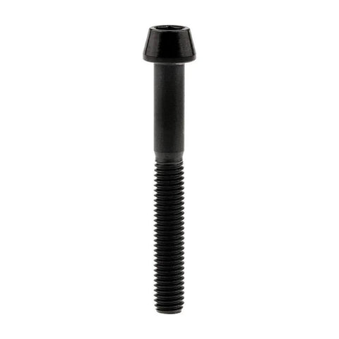 Titanium M5x40mm Screws Pack Of 4 For DIN 912 Tapered Head Bolts In Black 6Al4V Grade 5 Titanium Alloy 0.8mm Pitch