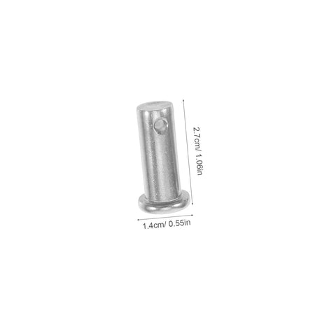 Stainless Steel B Type Cylindrical Flat Head Pins, Multipurpose Locating Pins for Machinery, Furniture and Jewelry Making