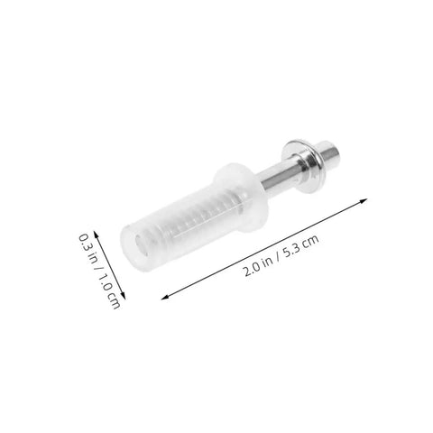 Measurement details of a component in the 8 Piece Bifold Closet Door Hardware Set With Precision Pivot Hinges From Tofficu