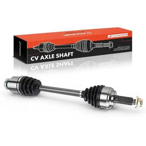 CV Axle Shaft Assembly Front Right Passenger Side OEM Grade For Ford Fusion 2006 2012 Lincoln MKZ 2012 Mazda 6 2003 2008 Mercury Milan 2.3L 2.5L Compatible Replacement Drive Shaft Solid Fit For A Smooth Ride displayed in front of packaging