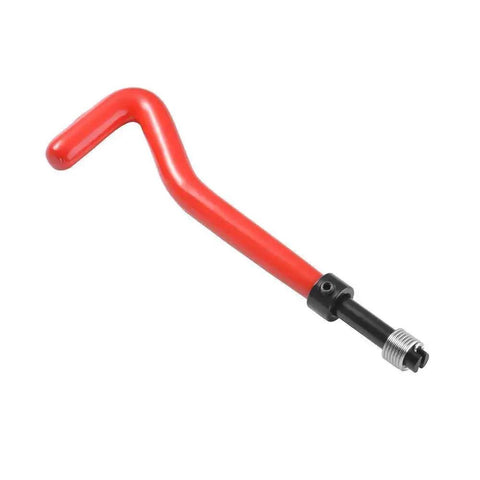 Gearhead Grade 25 Piece M8 x 1.0mm Thread Repair Kit Insertion Set for Car Repairs, durable red handle hand tool