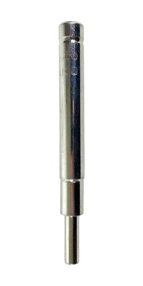 Front view of 1/2 Inch Setting Tool For CT-4050U Drop-In Anchor in hardened steel, showcasing precision design for concrete and masonry anchoring.