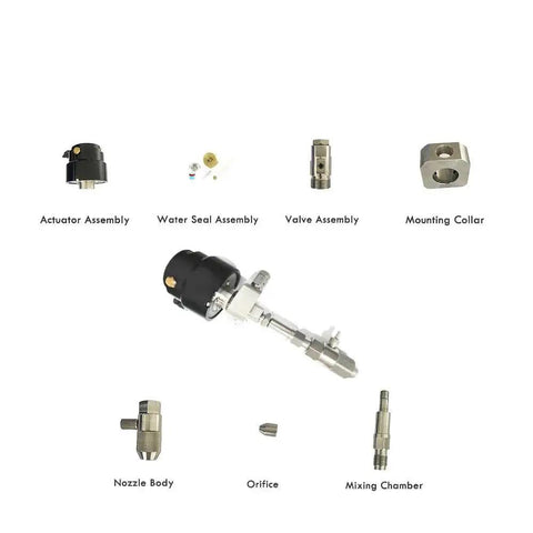Wear Ring 4.5 for Waterjet Cutting Machine Pump Spare Parts Model 1 11674, image showing various components for assembly.