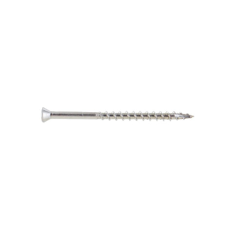 316 Stainless Marine Grade Trim Head Deck Screws No 8 Two And A Half Inch, 350 Pack, corrosion resistant, single screw view