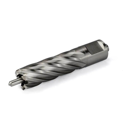 Annular Cutter Kit For Magnetic Drill Press Three Quarters Inch Weldon Shank With Three Quarters Inch Cutting Diameter And Two Inch Cutting Depth HSS Slugger Bits Set Pro Grade Heavy Duty