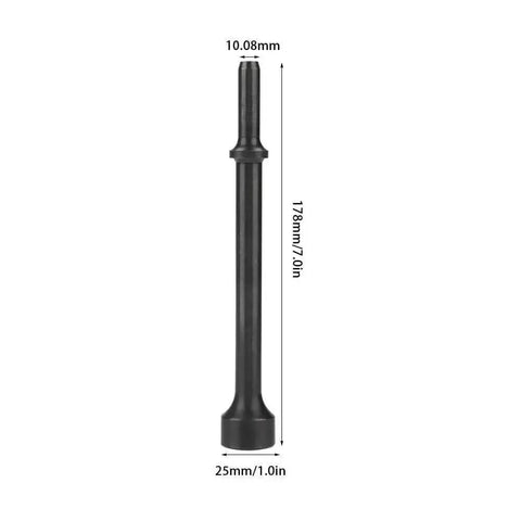 Extended Reach Pneumatic Air Hammer Bit Kit For Auto Body And Sheet Metal And Tire Service 7 Inch Chisel Tool black steel bit