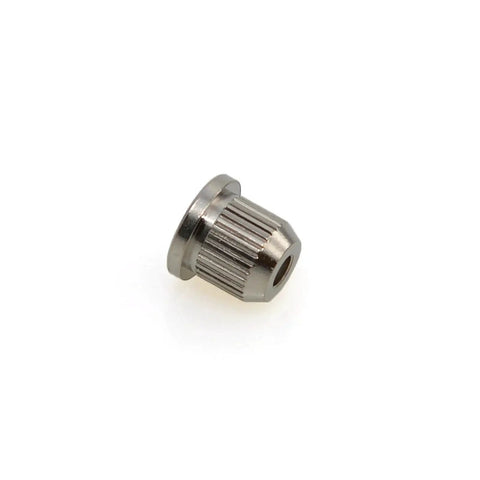 Full Solid Brass Bass String Ferrules Set for String Through Body Installation, single ferrule, 9mm high, fits Fender Telecaster Bass Guitars.