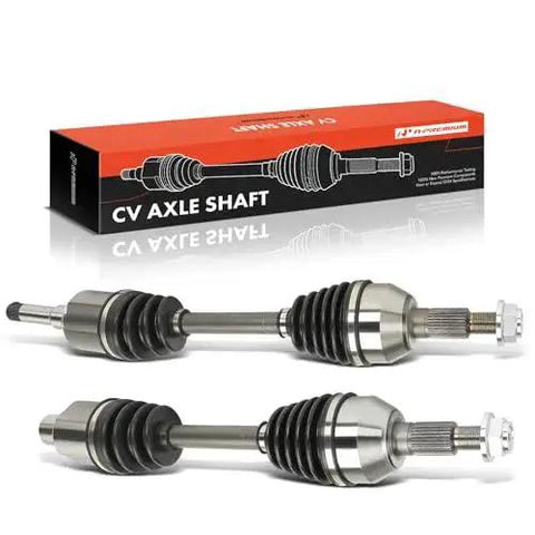 Front CV Axle Shaft Assembly Pair For Chevrolet Equinox And GMC Terrain 2010 To 2016 2.4L L4 Driver And Passenger
