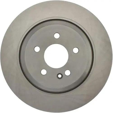 Centric 121.35043 C-Tek rear brake rotor, metallic gray with five-lug hub pattern