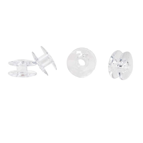 SINGER Class 66 clear plastic sewing machine bobbins, 4-pack