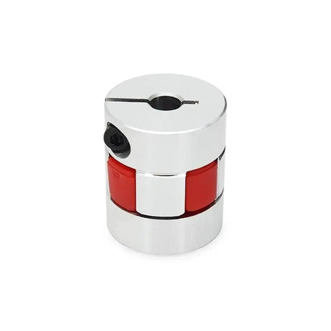 Close-up of coupling for Beefed Up Anti Backlash Ball Screw Set For Machinery, 500mm Long, lightweight, high hardness precision drive