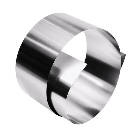 304 Stainless Steel Foil Roll 0.1mm 100mm 1M For Industry Machinery Electronic Equipment Hardware Silver Finish