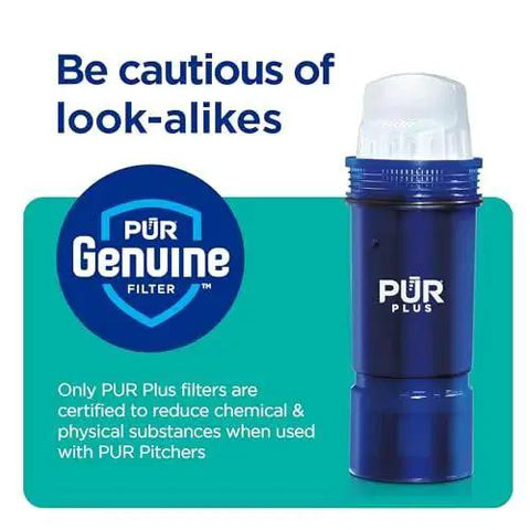 Pur Plus Water Filter Replacement cartridge for pitchers and dispensers