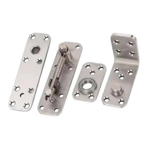 Hidden Door Hinge Stainless Steel Pivot Hinge For Secret Doors Bookcase And Shelf 600 Lbs Load Bearing 180 Degree Rotation Heavy Duty Concealed Hardware
