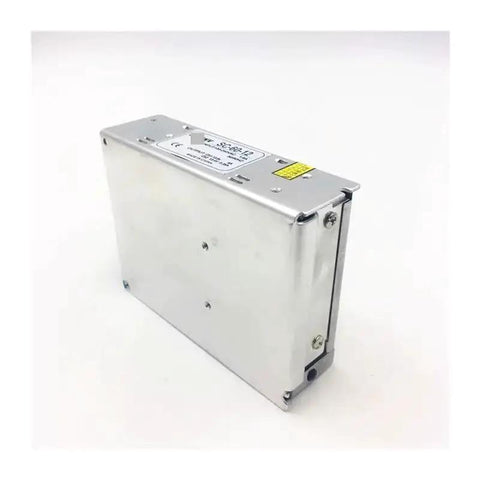 Side view of a metallic Switching-Mode Power Supply 60W With UPS And Charge Function Converts AC 110/220V To DC 12V/24V.