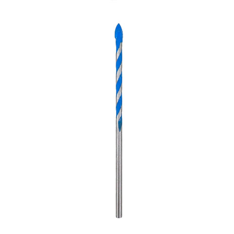 Single bit from 10 Piece Glass Tile Ceramic Drill Bit Set One Eighth Inch Dope Tungsten Carbide Tips For Glass Tile And Ceramic Surfaces
