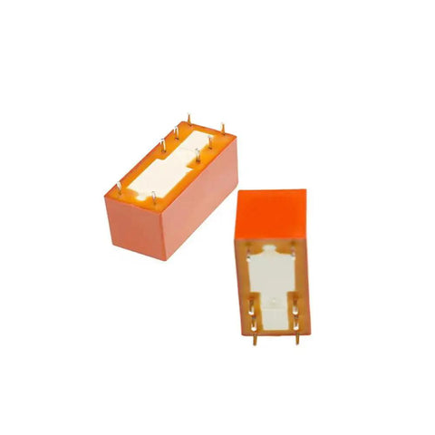 Two Pack 12V DC DPDT Relay 8 Pins 8A General Purpose PCB Mount Through Hole Coil Relay for Prototypes and Projects Reliable Power Switching