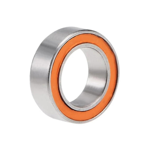 AXK 2pc bearing set: SMR115-2RS CB 5x11x4mm and S623-2RS CB 3x10x4mm, stainless hybrid ceramic ball, orange seal