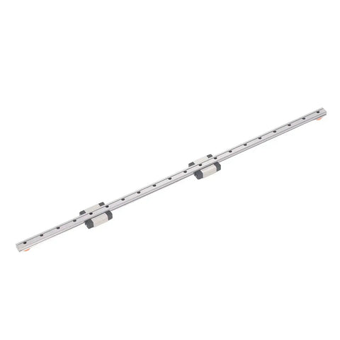 Stainless Steel Linear Guide Rail 300mm With Four Point Contact for smooth precise movement on 3D printers and CNC machines side view.