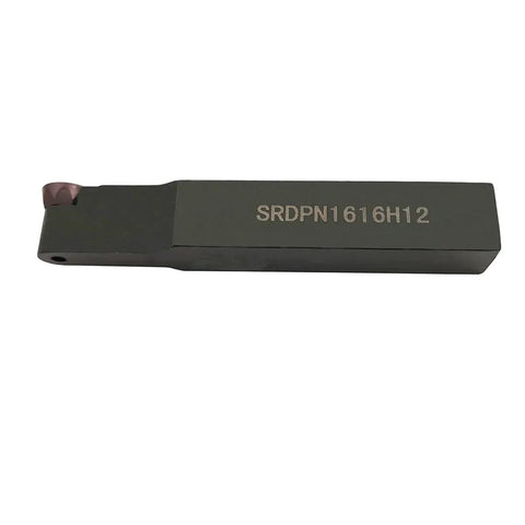 SRDPN1616H12 tool holder from 11 Piece Pro Grade RPMT1204MOE Indexable Carbide Milling Inserts Set With SRDPN1616H12 Tool Holder For Five Eighths Inch Lathe Milling Cutter Built Tough With 40Cr Steel Lathe Accessory For Metalworking, designed for 5/8 inch lathe operations in metalworking