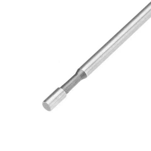 Close-up of Replacement Arbor For Nibbler Cutter Double Head Lightweight Sheet Metal Cutting Tool Accessory, solid metal spare part.