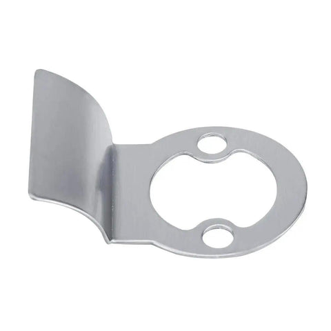 Component of Zinc Alloy Stainless Steel Privacy Door Lock With Red Green Indicator Restrooms, featuring cutout and mounting holes.