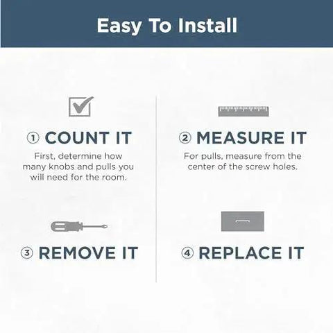 Installation guide for Brushed Nickel Cabinet Handles 10 Pack 3 Inch Center To Center Drawer Pulls with step-by-step instructions.
